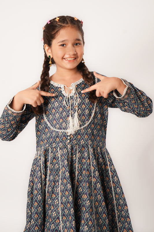 2 Piece Digital Printed Suit Floral Design Pima Lawn ALPRTW-012