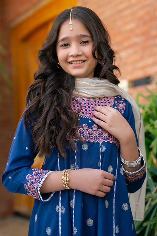 3 Piece Embroidered Suit K-SFC-003