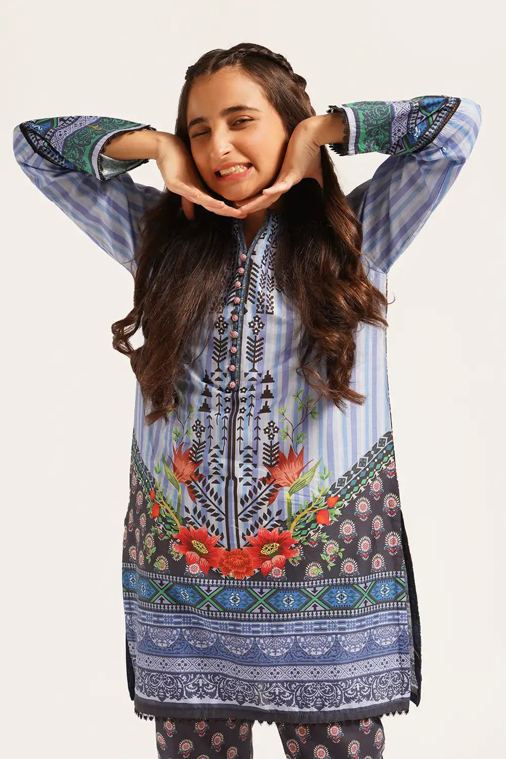 2 Piece Suit Digital Printed Lawn WRTW-084