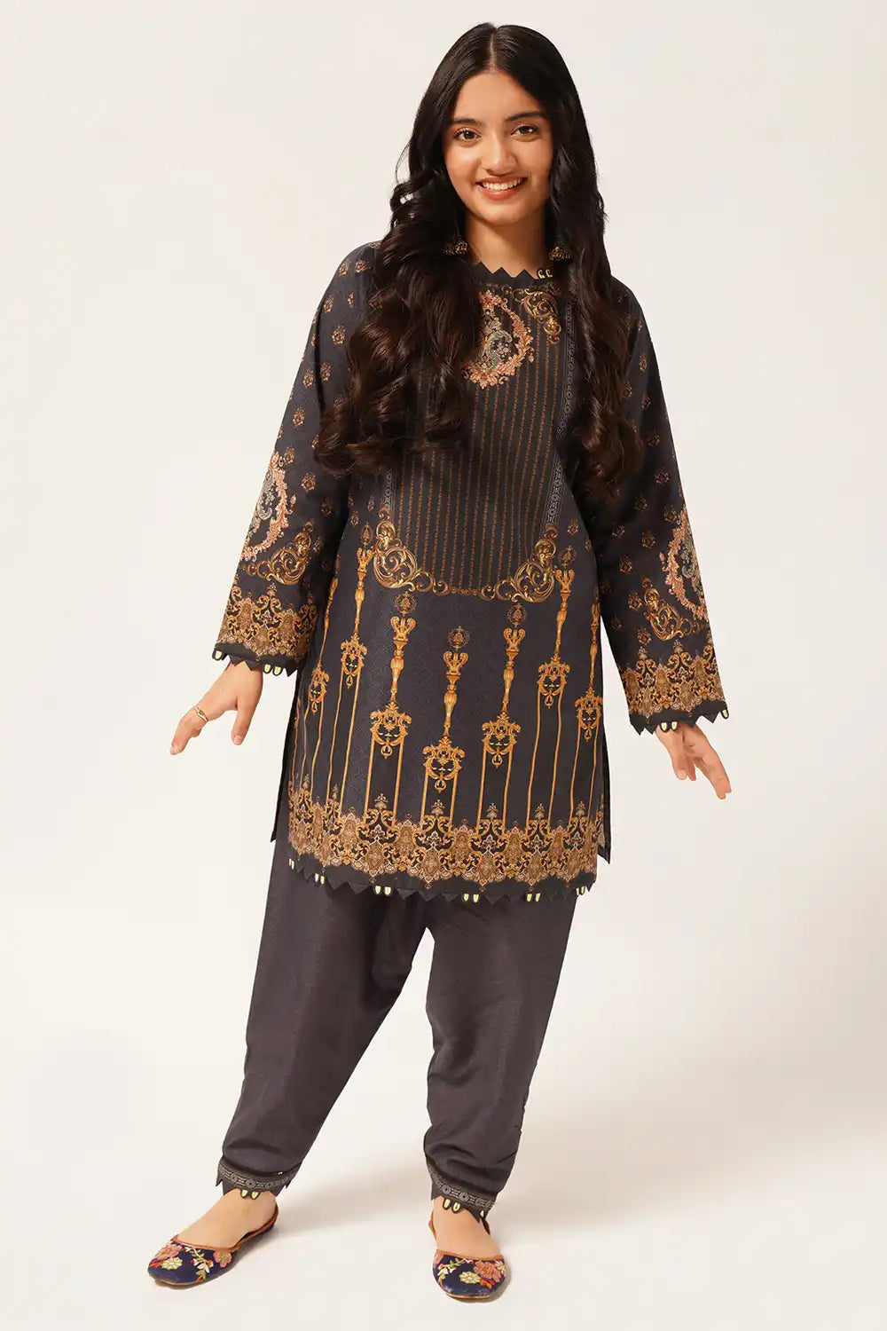 2 Piece Digital Printed Lawn Suit WRTW-085