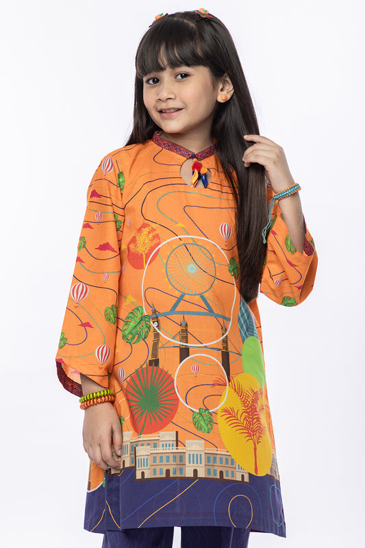 2 Piece Digital Printed Lawn MAC-019