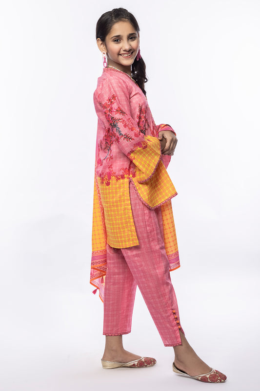 3 Piece Suit Printed Lawn 3PCS-025