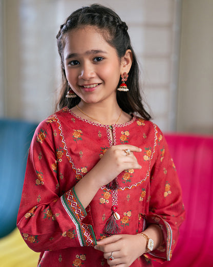 2 Piece Suit Digital Print Graceful touch K-ALPRTW-025