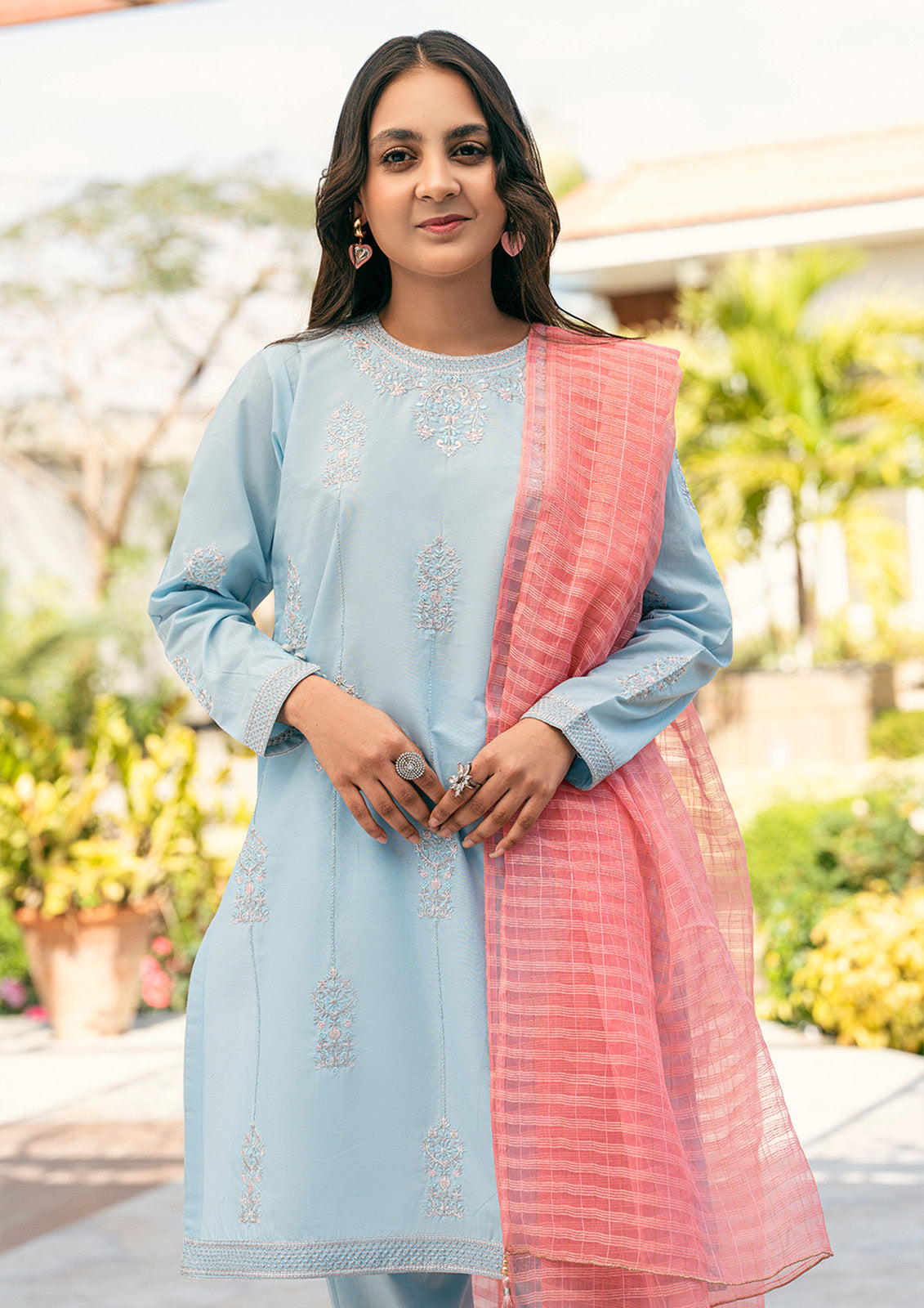 T-SFC-007 3Piece Suit Embroidery shirt