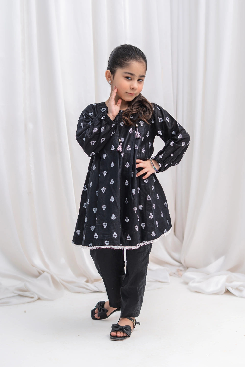 Printed Lawn Co-Ord Set - K-MC-TP-012