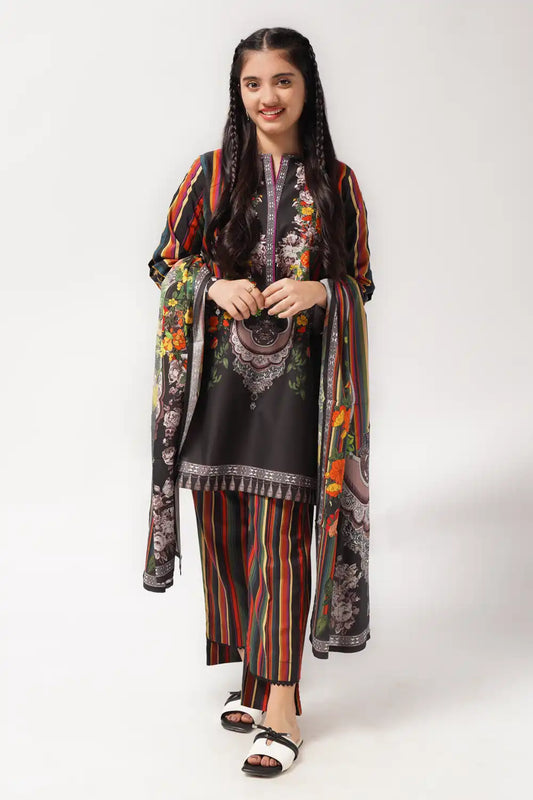 3 Piece Suit Digital Print Pima Lawn 3PCS-039