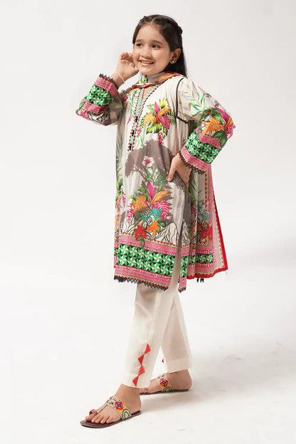 3 Piece Lawn Digital Printed Suit 3PCS-042
