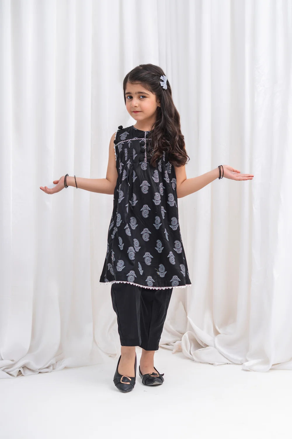 Printed Lawn Tunic Co-Ord Set - K-MC-TP-013