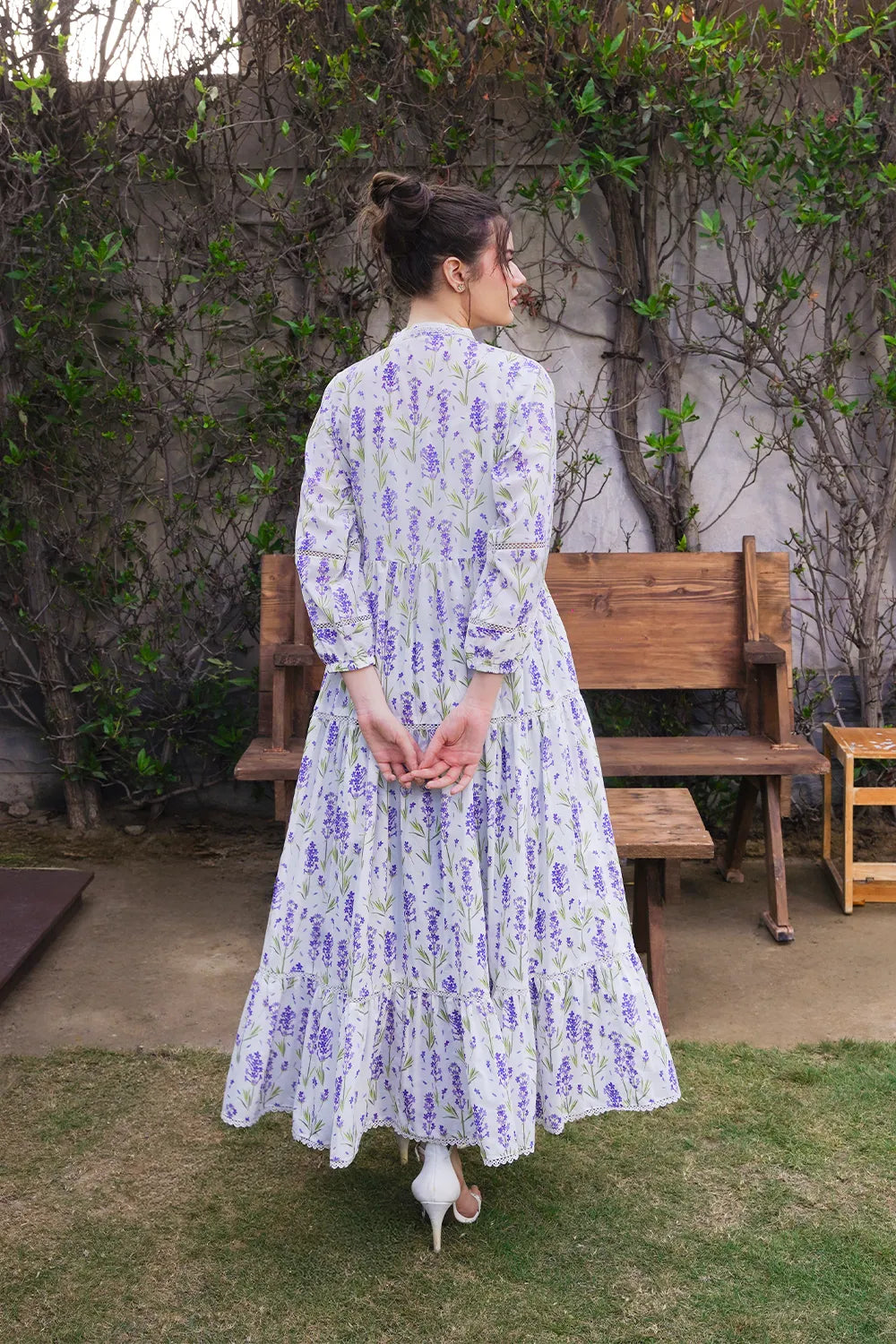 Printed Floral Frock Maxi - T-ALP-MAXI-020