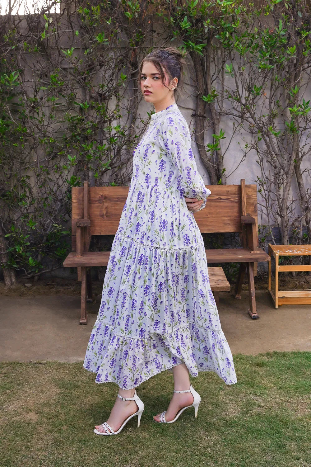 Printed Floral Frock Maxi - T-ALP-MAXI-020