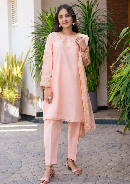 3 Piece Suit Lawn Embroidered T-SFC-005
