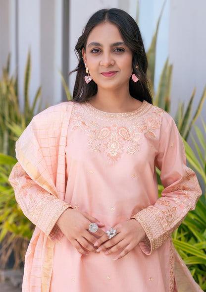 3 Piece Suit Lawn Embroidered T-SFC-005