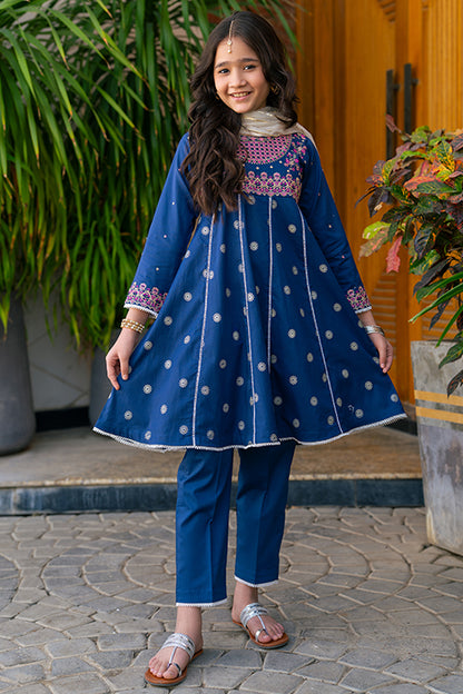 3 Piece Embroidered Suit K-SFC-003