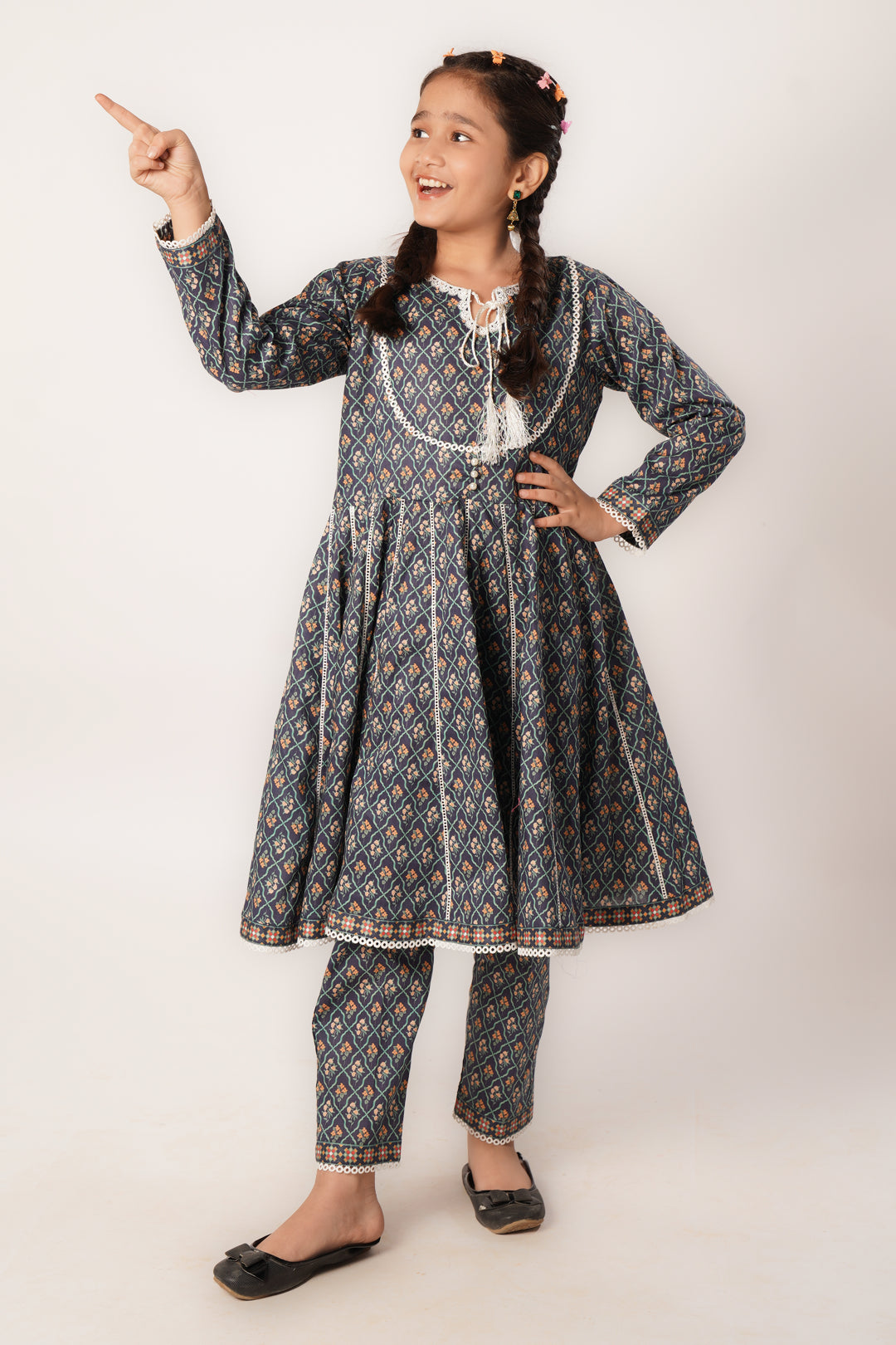 2 Piece Digital Printed Suit Floral Design Pima Lawn ALPRTW-012