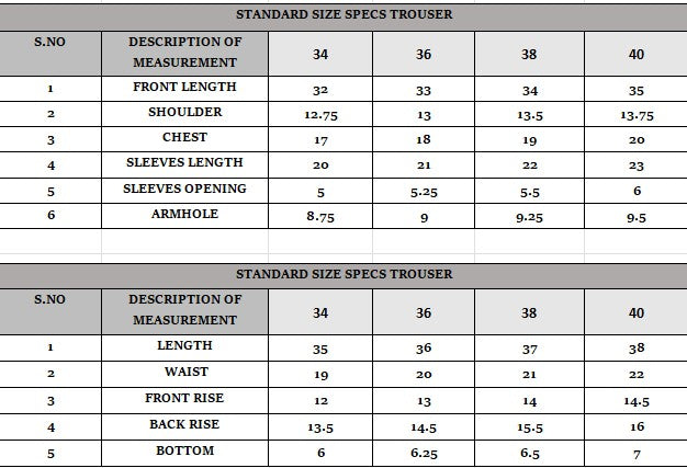Size Guide