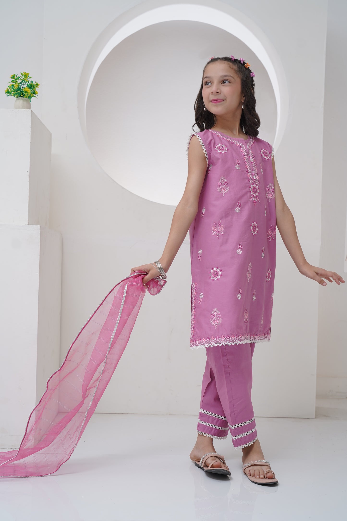 3 Piece Embroidered Suit GS-EMB-002