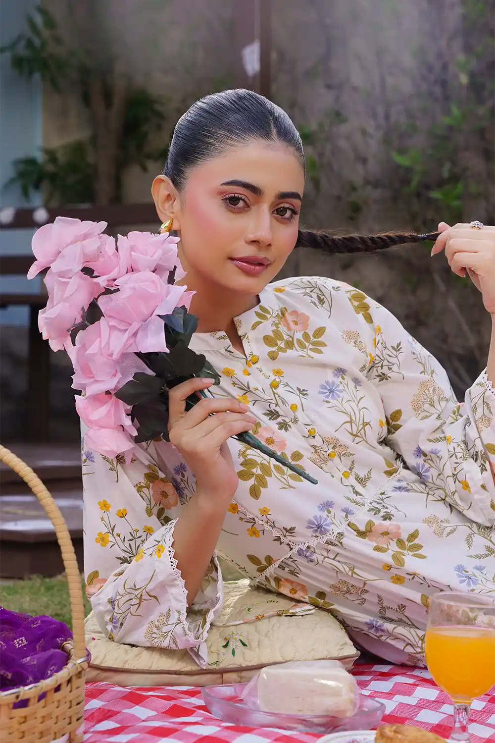 Printed Lawn Frock Maxi - T-ALP-MAXI-019