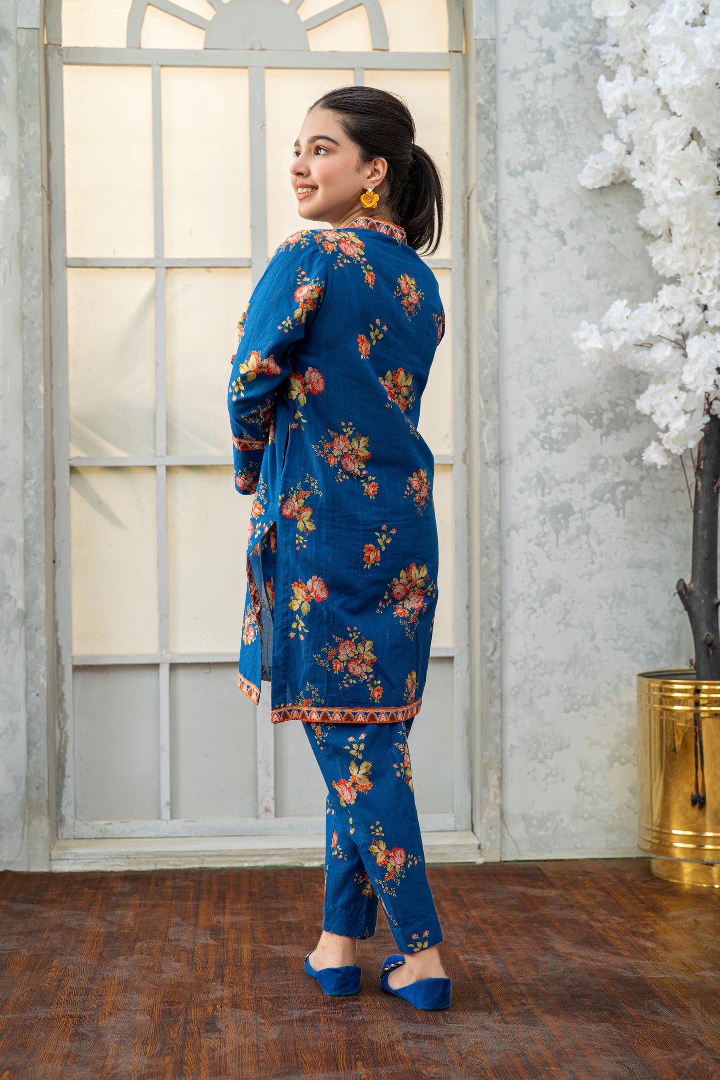 2 Piece Suit Digital Printed Co-ord Set Outfit T-ALPRTW-038