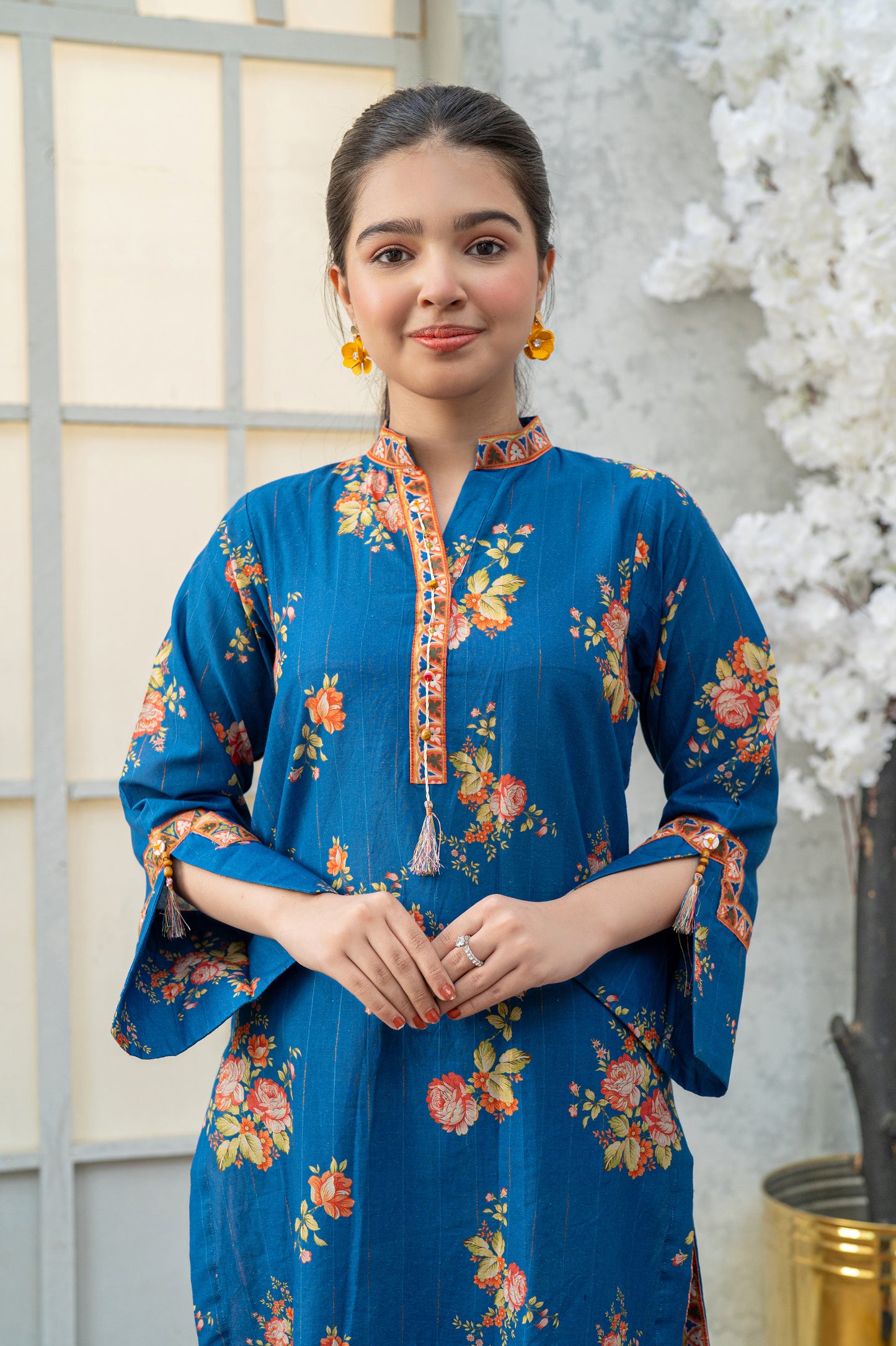 2 Piece Suit Digital Printed Co-ord Set Outfit T-ALPRTW-038