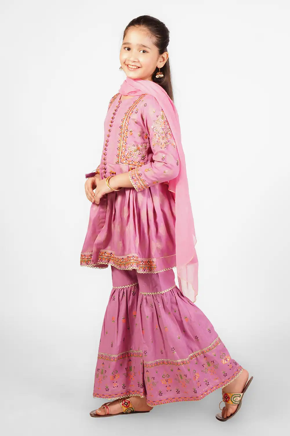 Embroidered Jacquard Suit - Fort-006