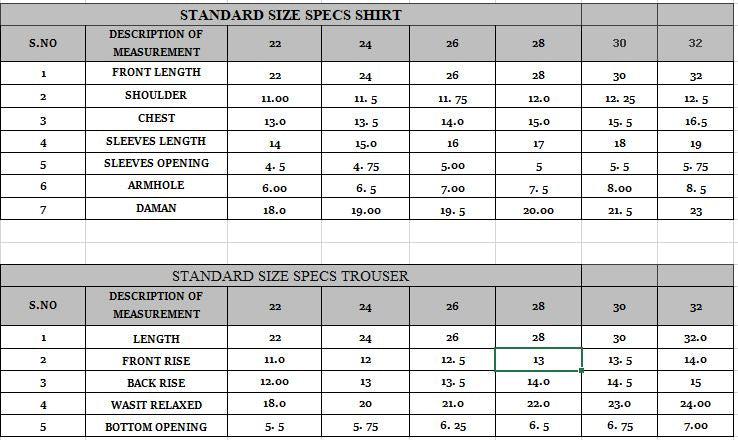 Size Guide