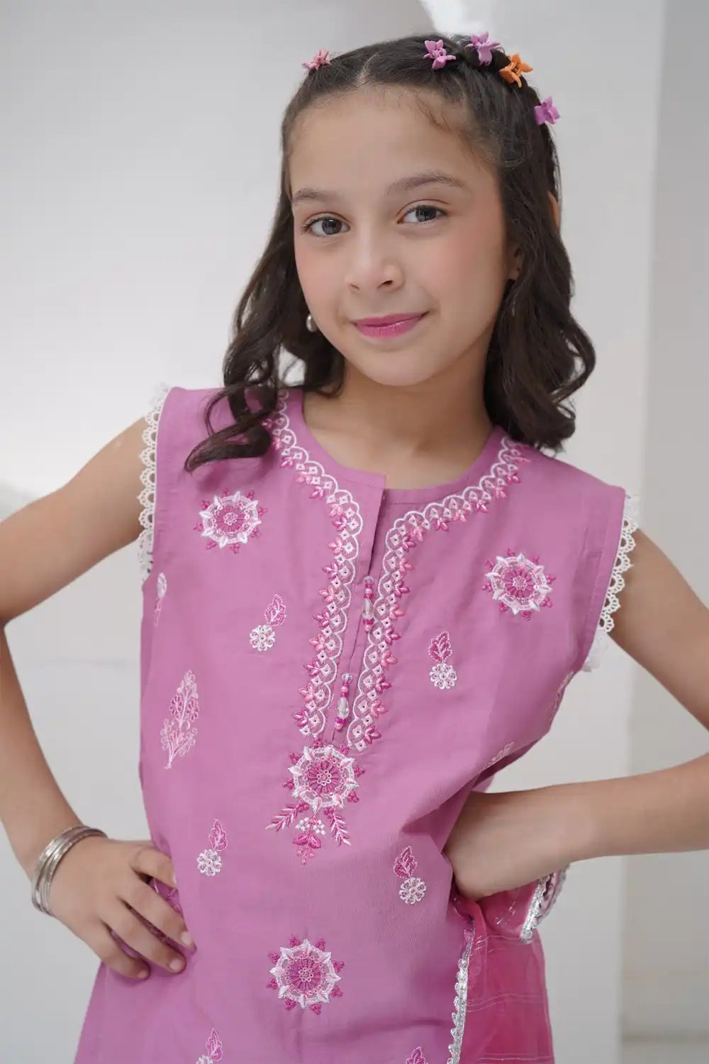 Embroidered Cotton Suit - GS-EMB-002