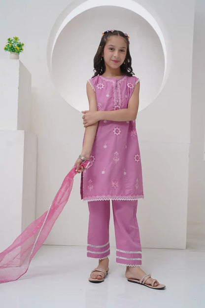 3 Piece Embroidered Suit GS-EMB-002