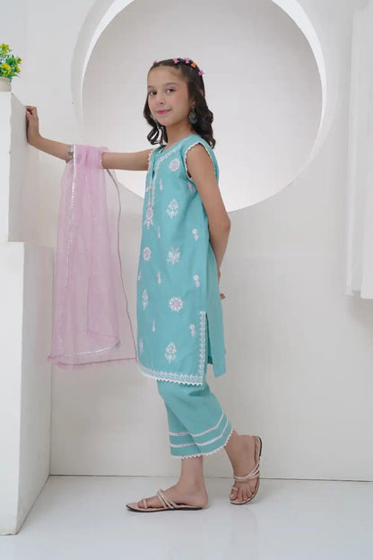 3 Piece Embroidered Suit GS-EMB-002