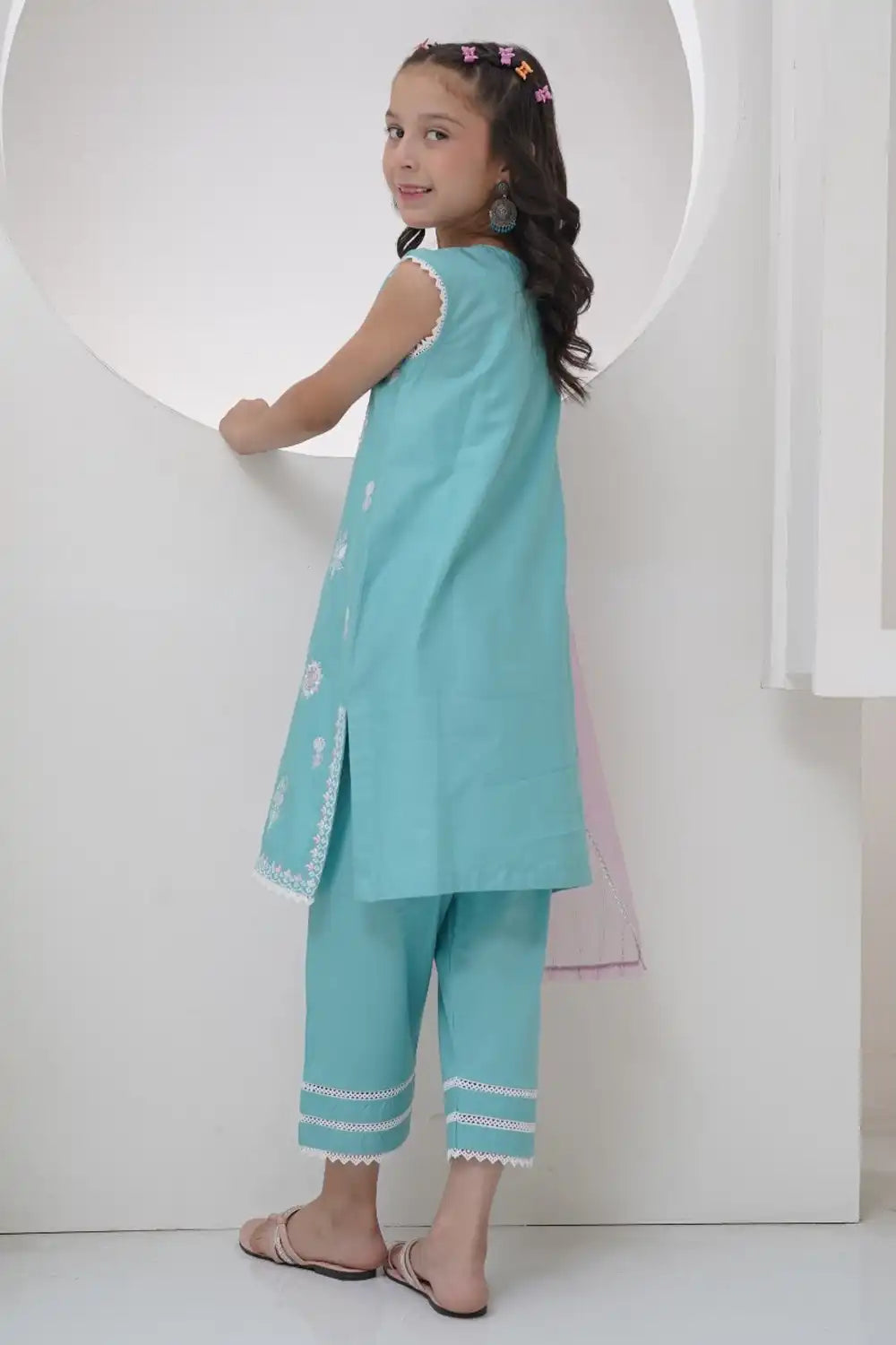 Embroidered Cotton Suit - GS-EMB-002