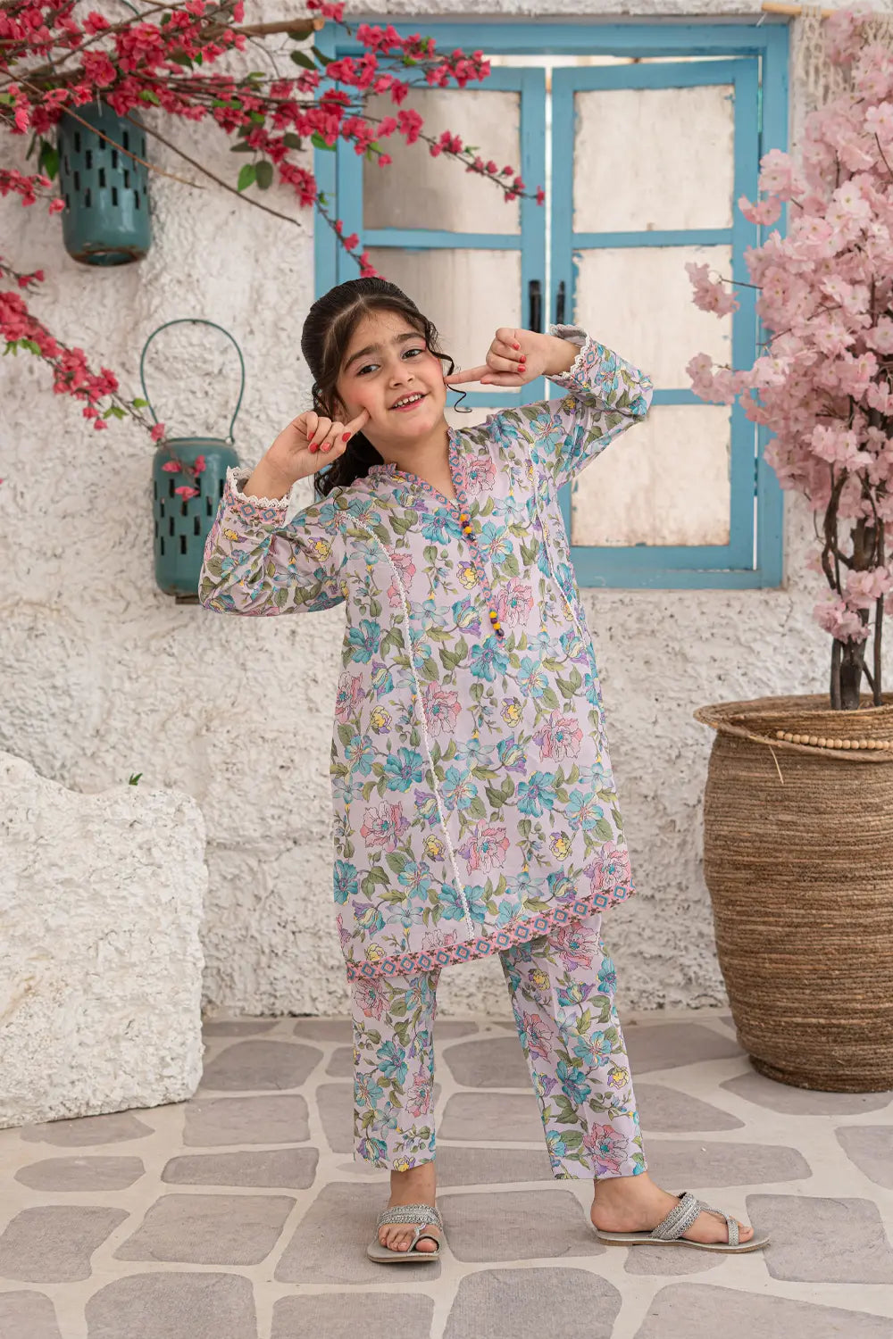 Printed Lawn Co-Ord Set - K-ALP-S26-103