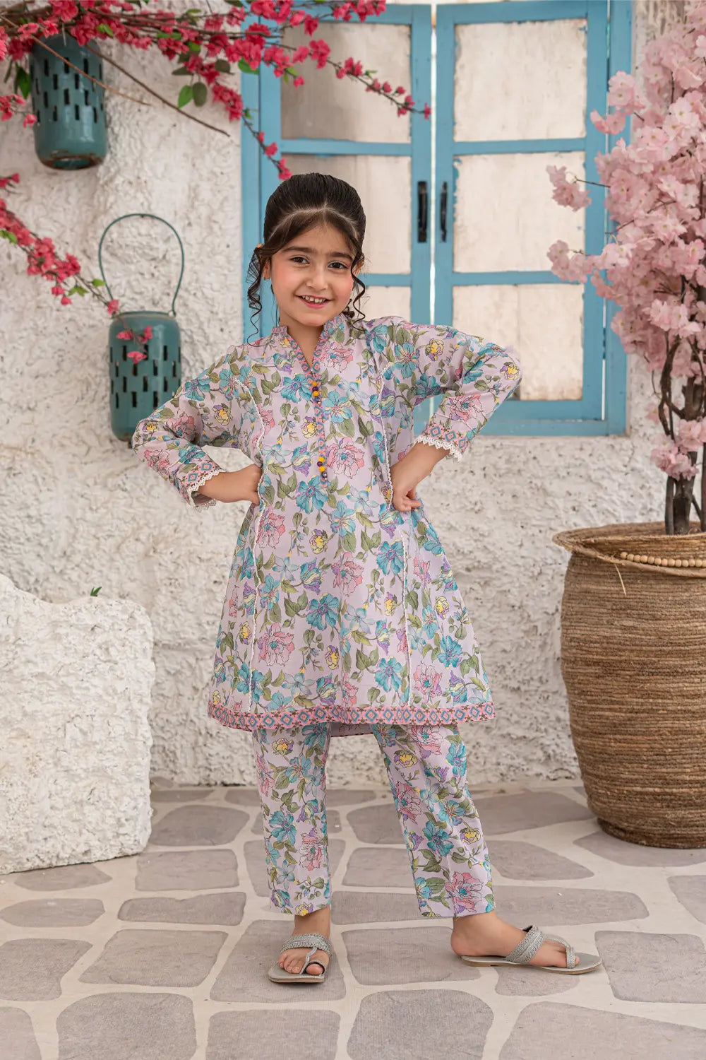 Printed Lawn Co-Ord Set - K-ALP-S26-103
