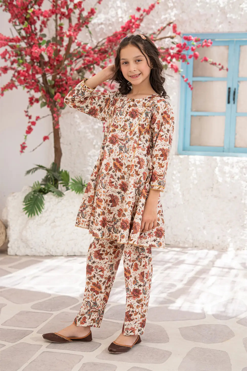 Printed Lawn Co-Ord Set - K-ALP-S26-108