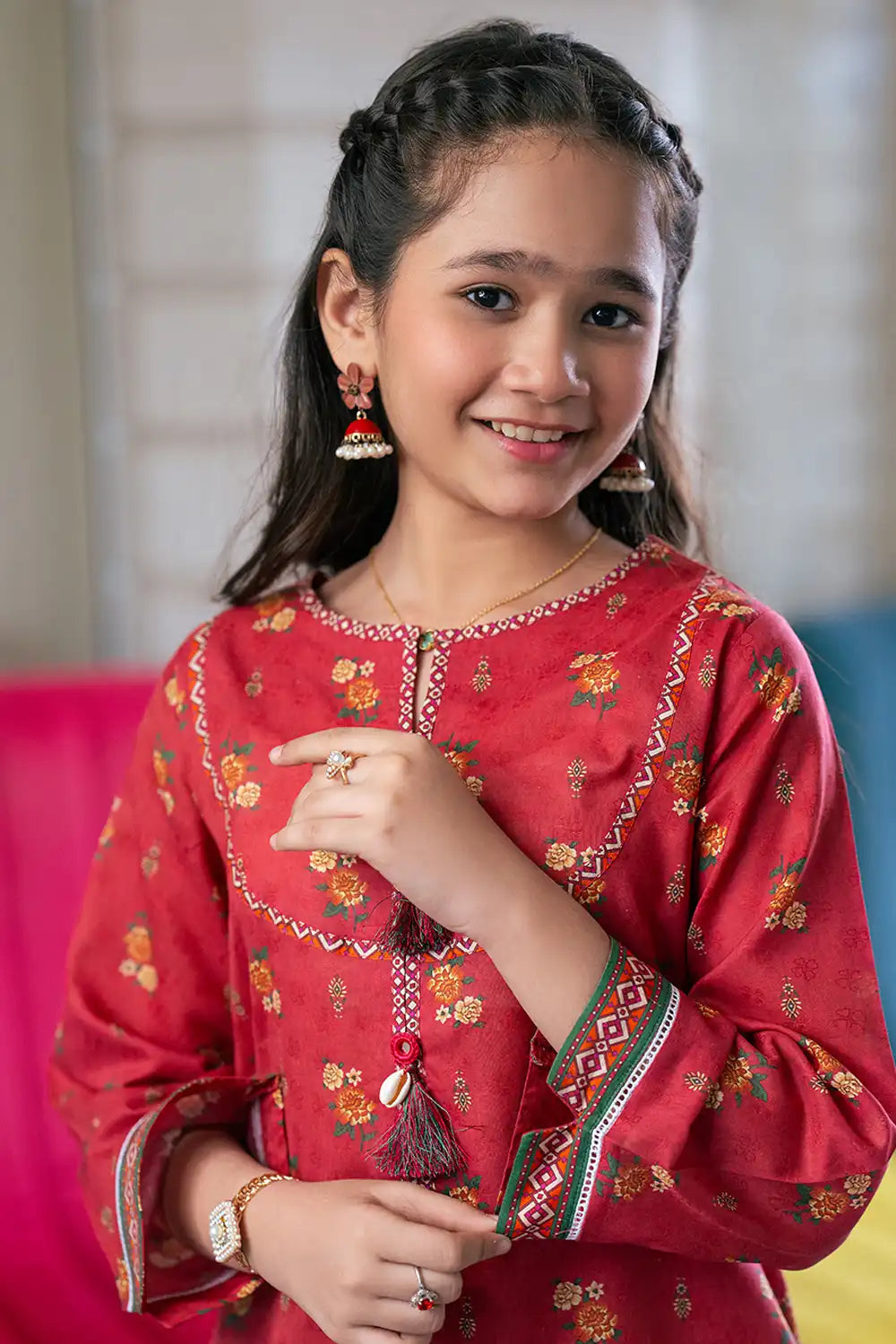 2 Piece Suit Digital Print Graceful touch K-ALPRTW-025