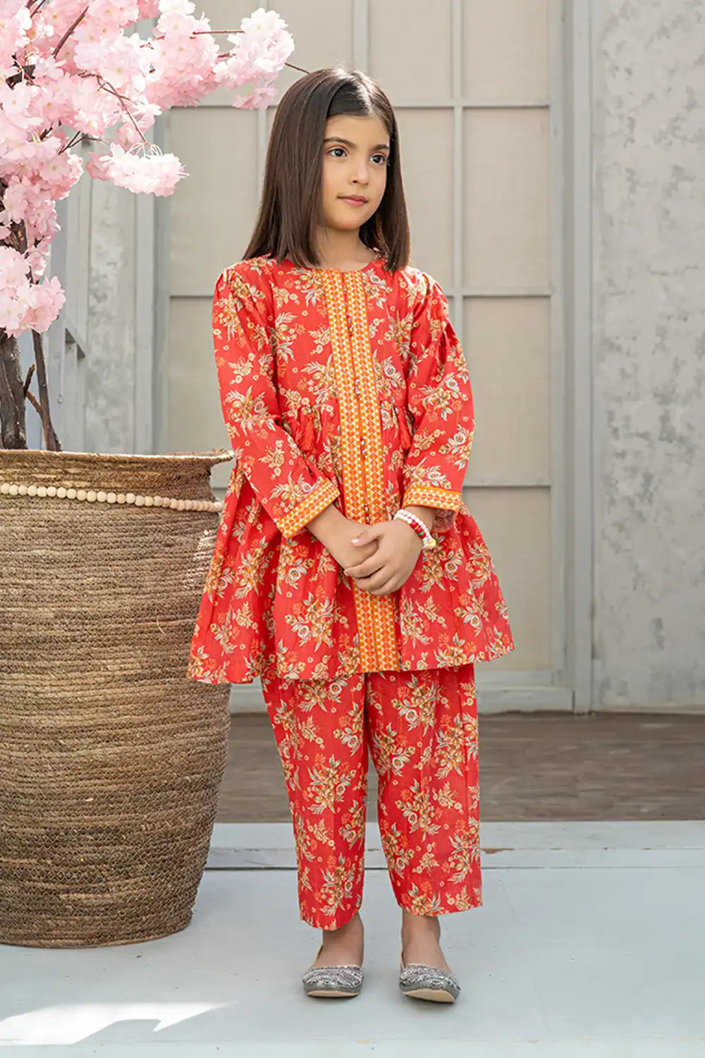Printed Cotton Co-Ord Set - K-ALPRTW-039