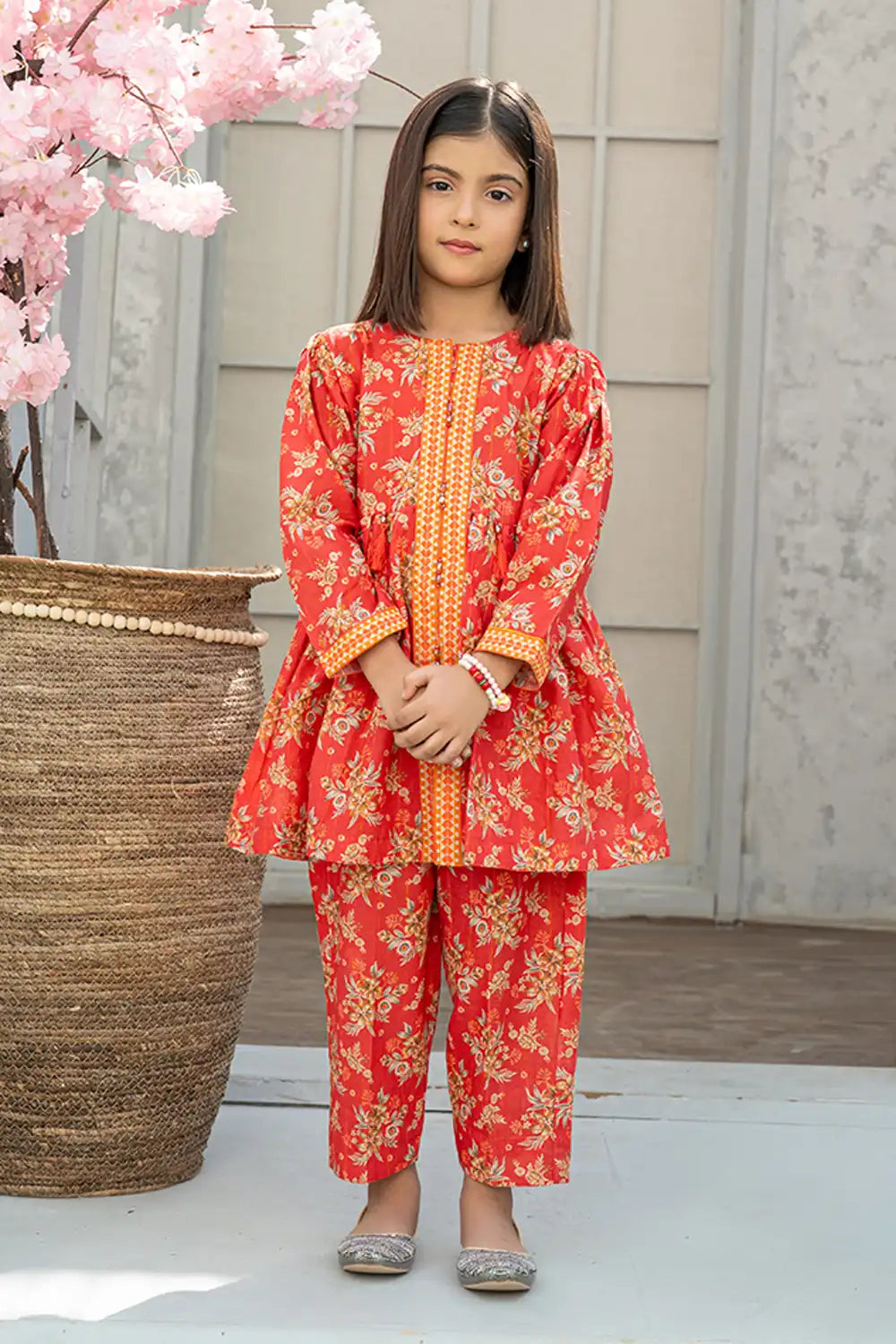 Printed Cotton Co-Ord Set - K-ALPRTW-039
