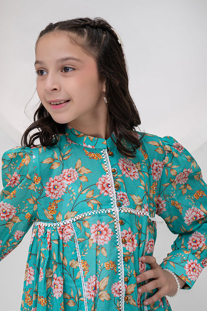 2 Piece Lawn Frock Style Co-ords Set K-ALPRTW-052