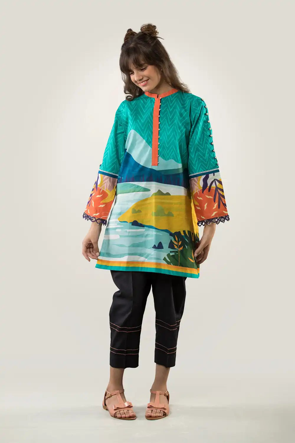 2 Piece Digital Printed Lawn PRKT-041