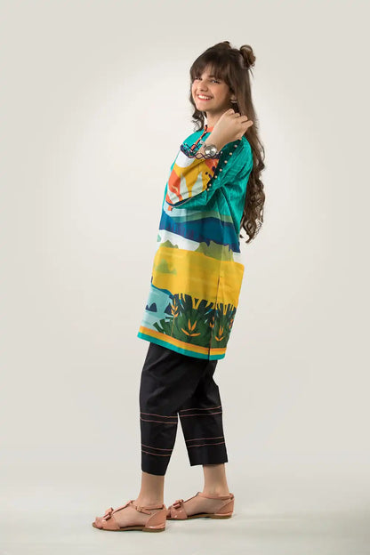 2 Piece Digital Printed Lawn PRKT-041