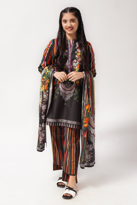 3 Piece Suit Digital Print Pima Lawn 3PCS-039