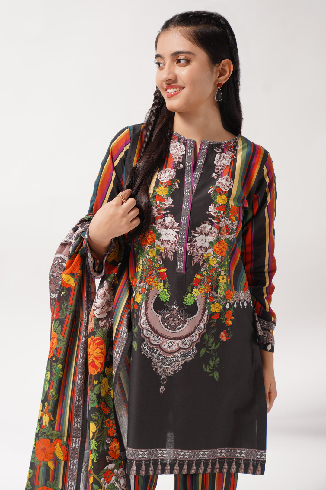 3 Piece Suit Digital Print Pima Lawn 3PCS-039