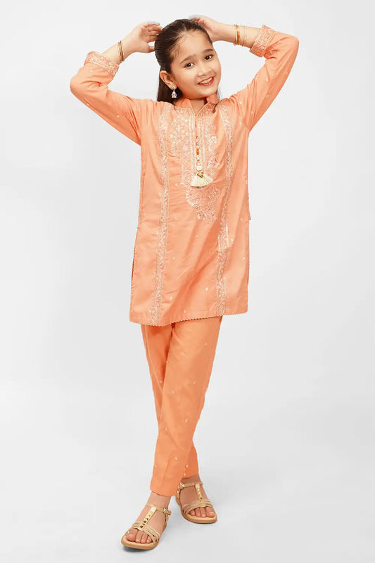 2 Piece Embroidered Cotton Lawn Suit with Trouser SFC-194