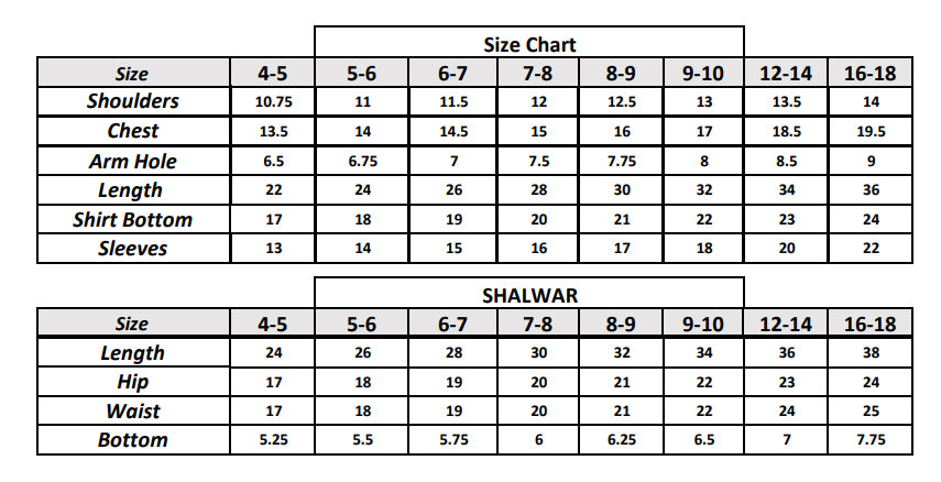 Size Guide
