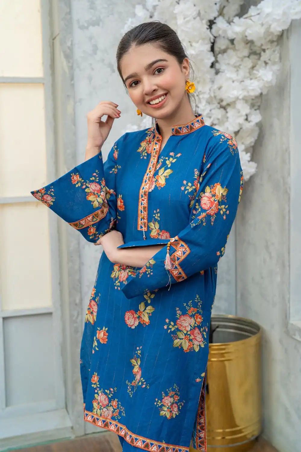 2 Piece Suit Digital Printed Co-ord Set Outfit T-ALPRTW-038