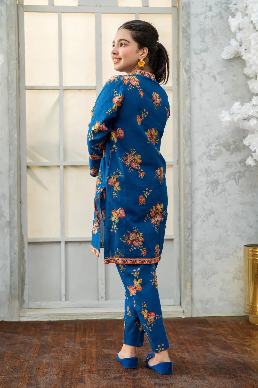 2 Piece Suit Digital Printed Co-ord Set Outfit T-ALPRTW-038