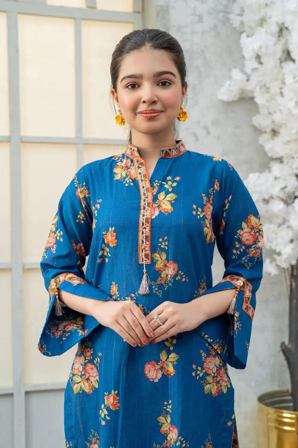Printed Cotton Co-Ord - T-ALPRTW-038