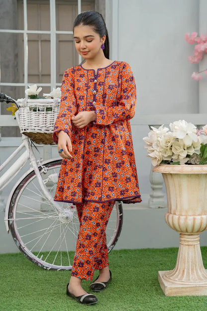 2 Piece Suit Cotton Khaddar Digital Printed Casual Wear T-CK-003