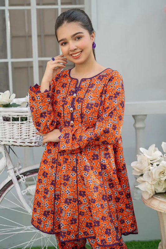 2 Piece Suit Cotton Khaddar Digital Printed Casual Wear T-CK-003