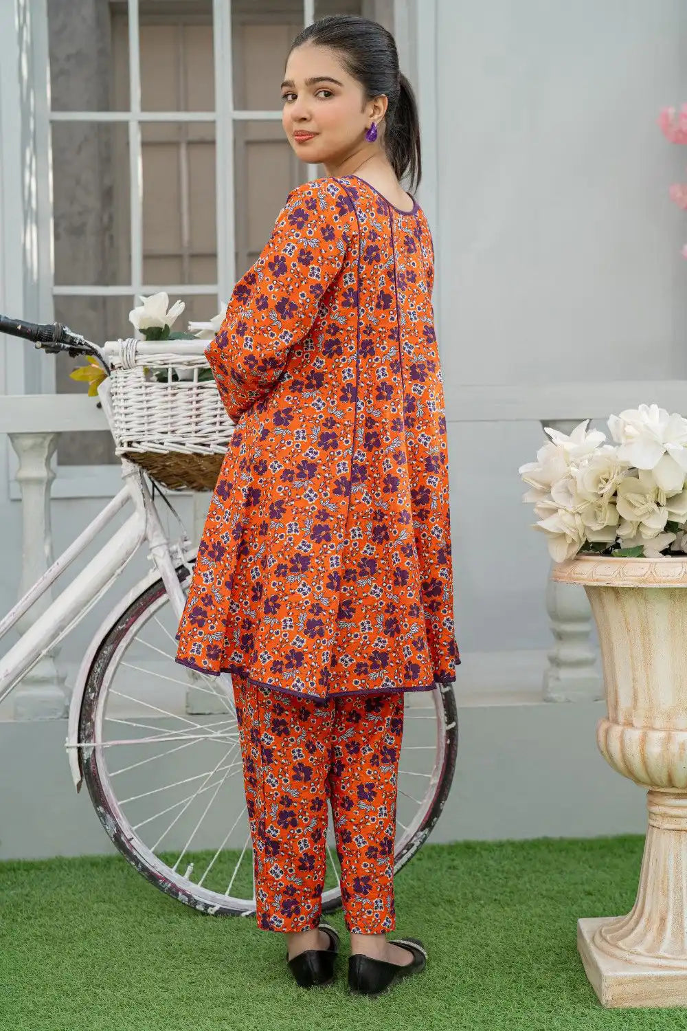 2 Piece Suit Cotton Khaddar Digital Printed Casual Wear T-CK-003