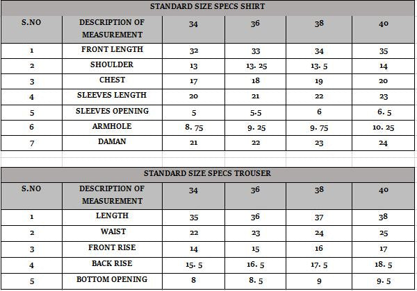 Size Guide