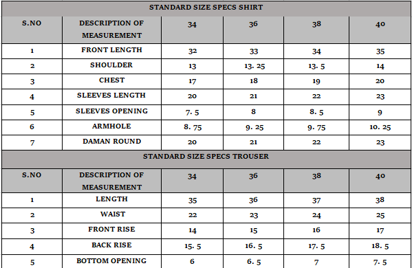 Size Guide